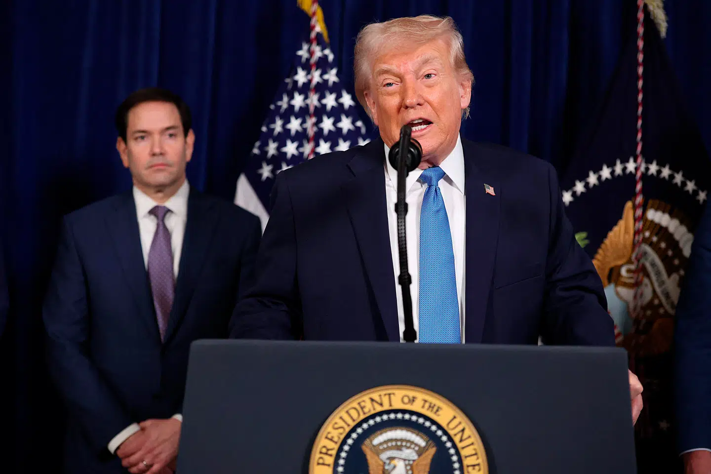 USAs præsident, Donald Trump, holdt lørdag aften dansk tid pressemøde om angrebet på Venezuela.