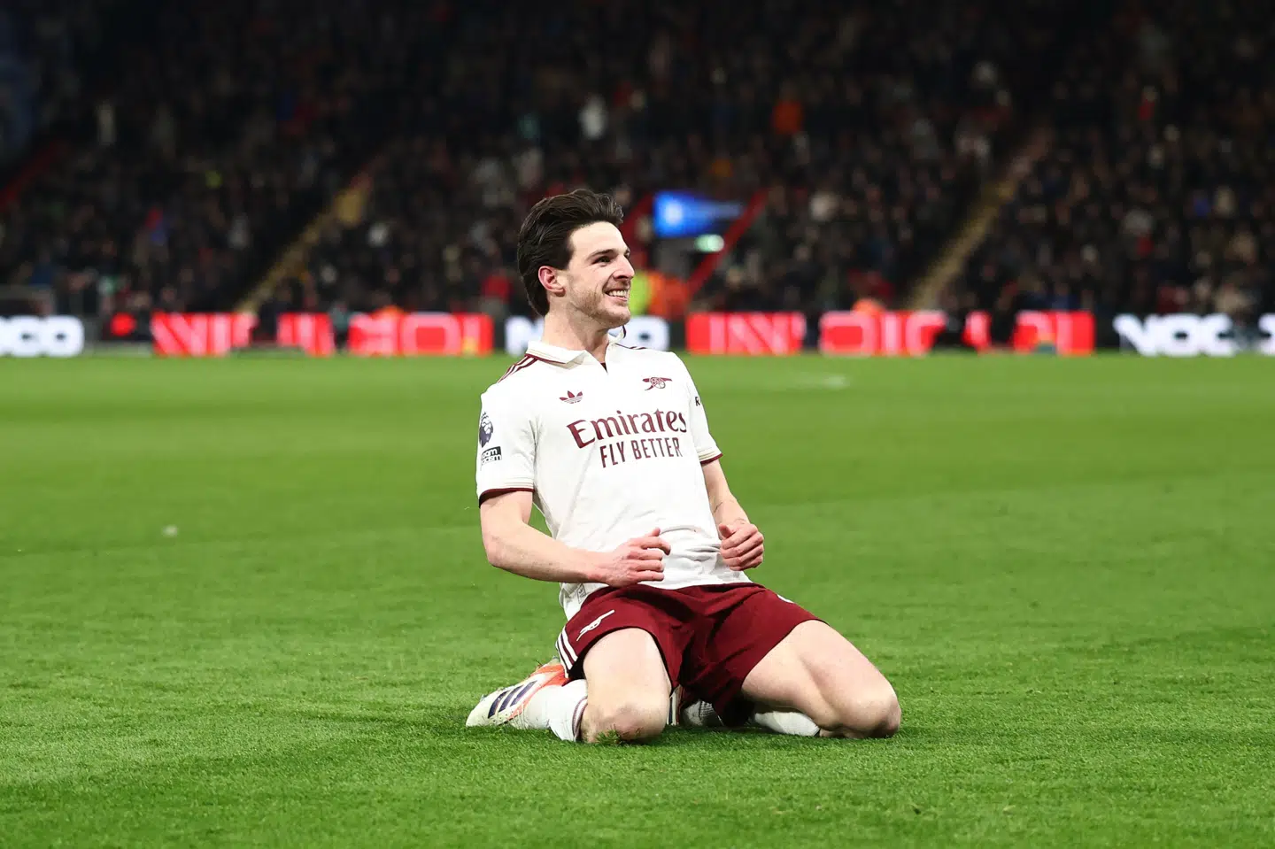 Declan Rice scorede to gange efter pausen og sikrede Arsenal en sejr i Bournemouth.