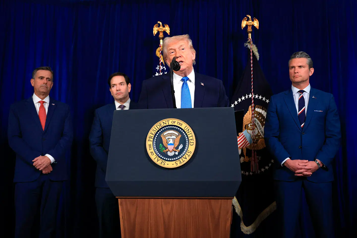 Der blev også efterfølgende holdt en pressekonference.