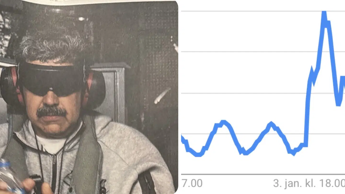 Billedet af Maduro har skabt ekstraordinær interesse for Nike-beklædningsgenstanden.