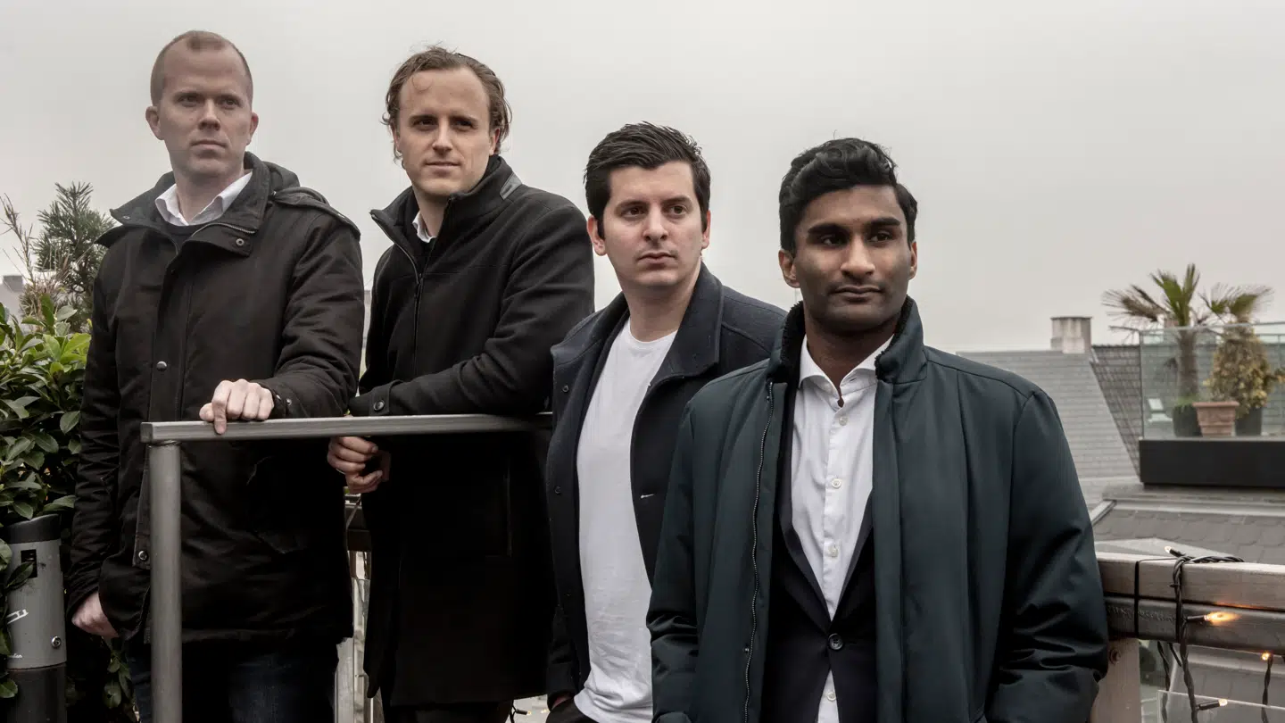 Michael Thomsen, Christian Arnstedt, Vasilij Brandt og Pascar Sivam udgør direktionen i Blazar.