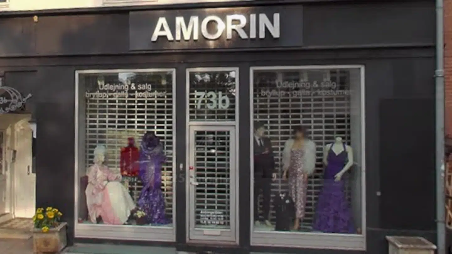 Butikken lukker ned.