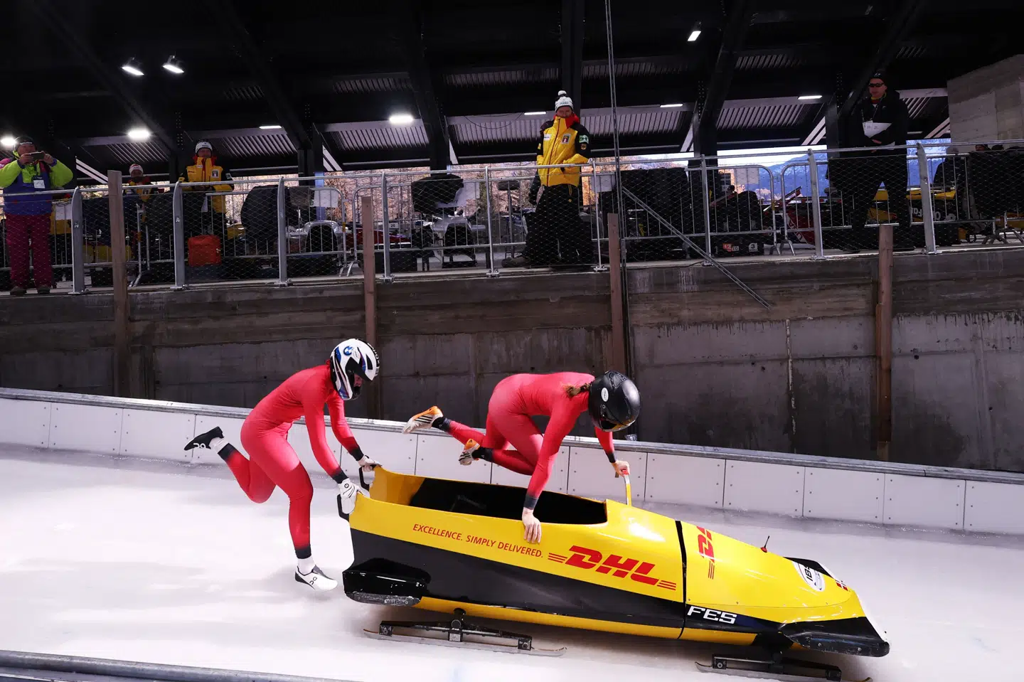 Maja Voigt skal formentlig deltage ved OL i monobob, men får svært ved at kvalificere sig i toerbob. (Arkivfoto).
