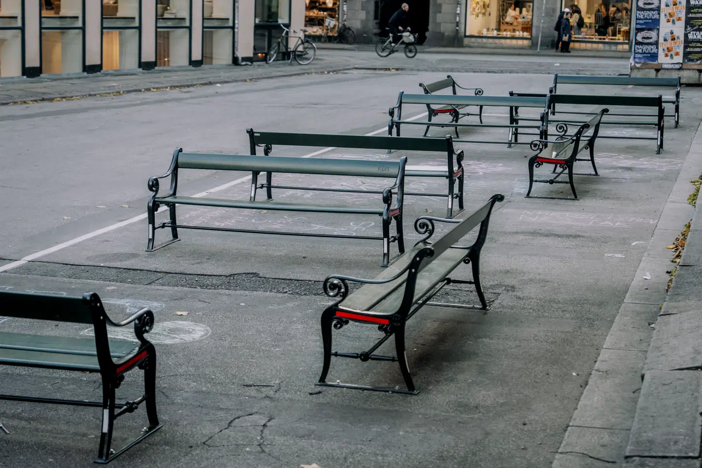 Øverst på listen finder vi denne gade, hvor der førhen var plads til omkring 50 biler. I dag er der kun er plads til 12.