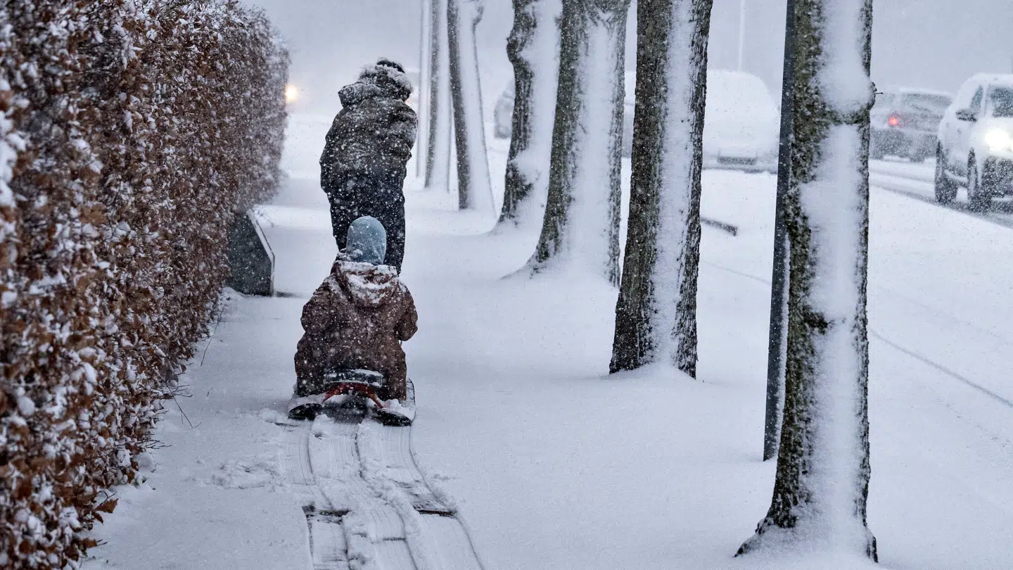 Her ses et billede fra Aalborg den 2. januar.