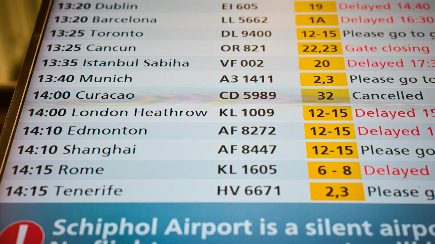 ARKIVFOTO fra Schiphol-lufthavnen den 3. januar.