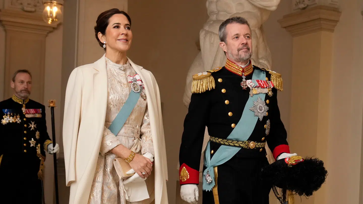 Kongeparret til nytårskur 6. januar 2026.