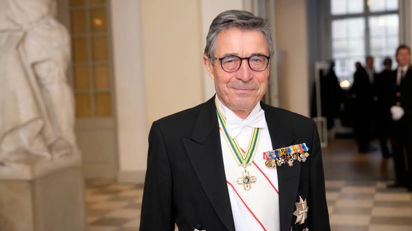 Danmarks tidligere statsminister er blandt de inviterede til tirsdagens nytårskur. Her ses Anders Fogh Rasmussen.