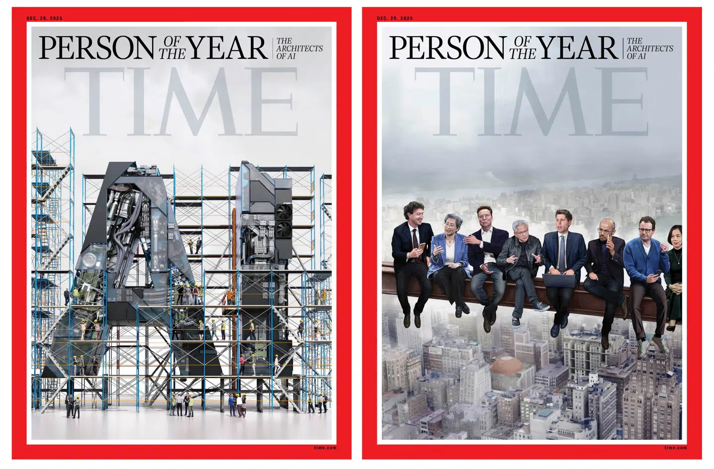 Time Magazine kårede ai-arkitekterne som årets person i 2025.