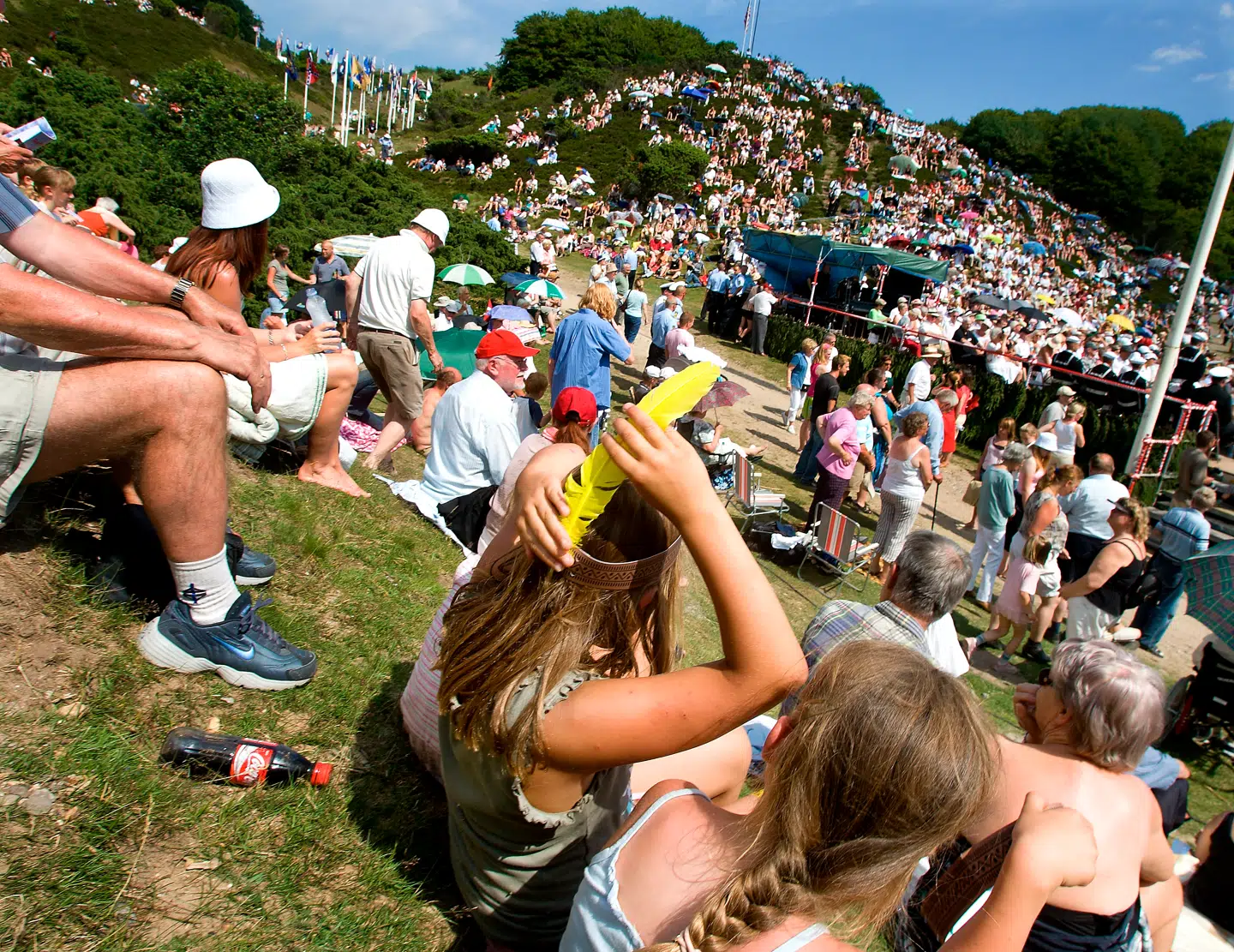 Tidligere formand for Folketinget Christian Mejdahl (V) har i 25 år været fast deltager i Rebildfesten, som hvert år markerer USAs uafhængighedsdag 4. juli. Men nu vil han ikke længere være med til at hylde den amerikanske præsident. Fotoet her er fra 2006.