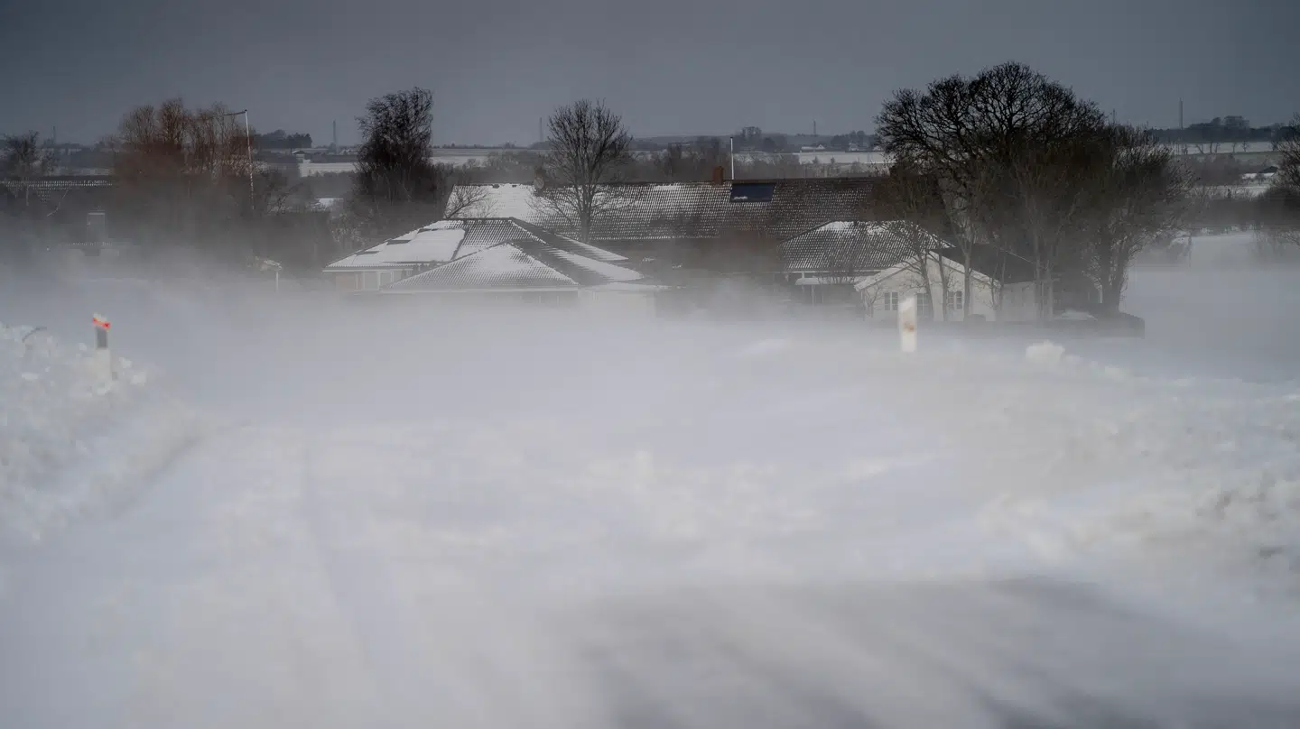 Arkivfoto: Snefygning kan give problemer for husejere.