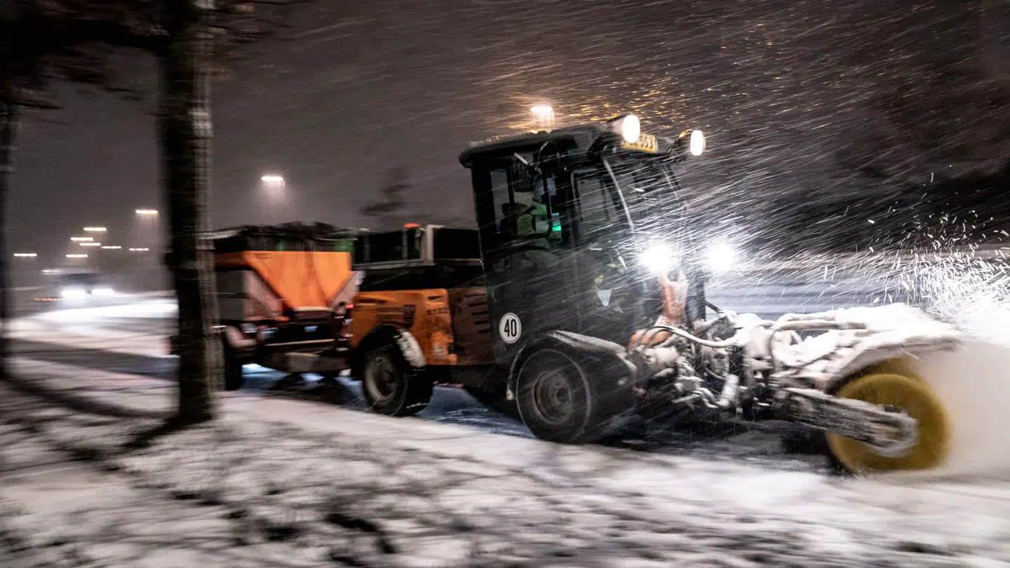 Snevejr har ramt København, onsdag den 6. januar 2021.. (Foto: Mads Claus Rasmussen/Ritzau Scanpix)