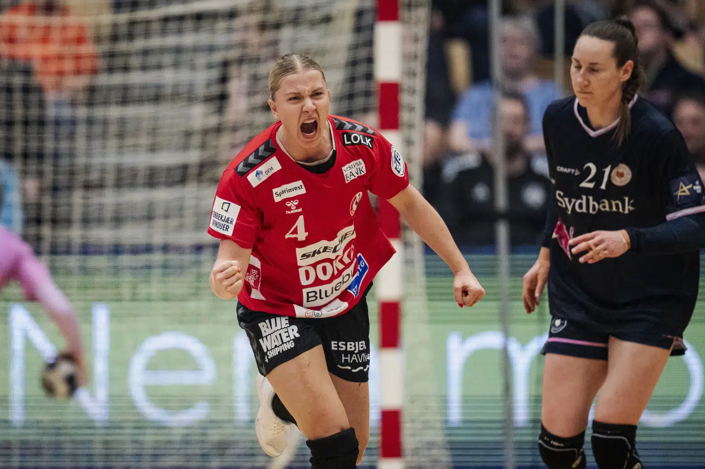 Michala Møller var blandt Team Esbjergs bedste i den smalle sejr. (Arkivfoto).