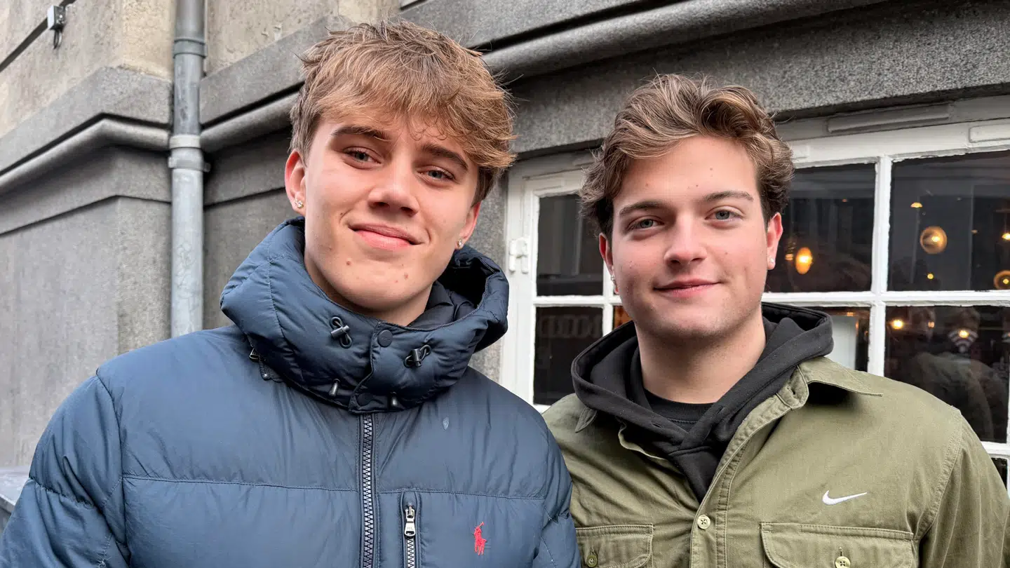 Ethan Westerlind Porteous (th.) og Sylvester Ingemann Brodt (tv) vil ofre sig for kongeriget.