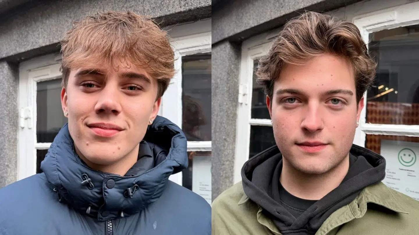 Vennerne Ethan Westerlind Porteous (th.) og Sylvester Ingemann Brodt (tv) er klar til krig.