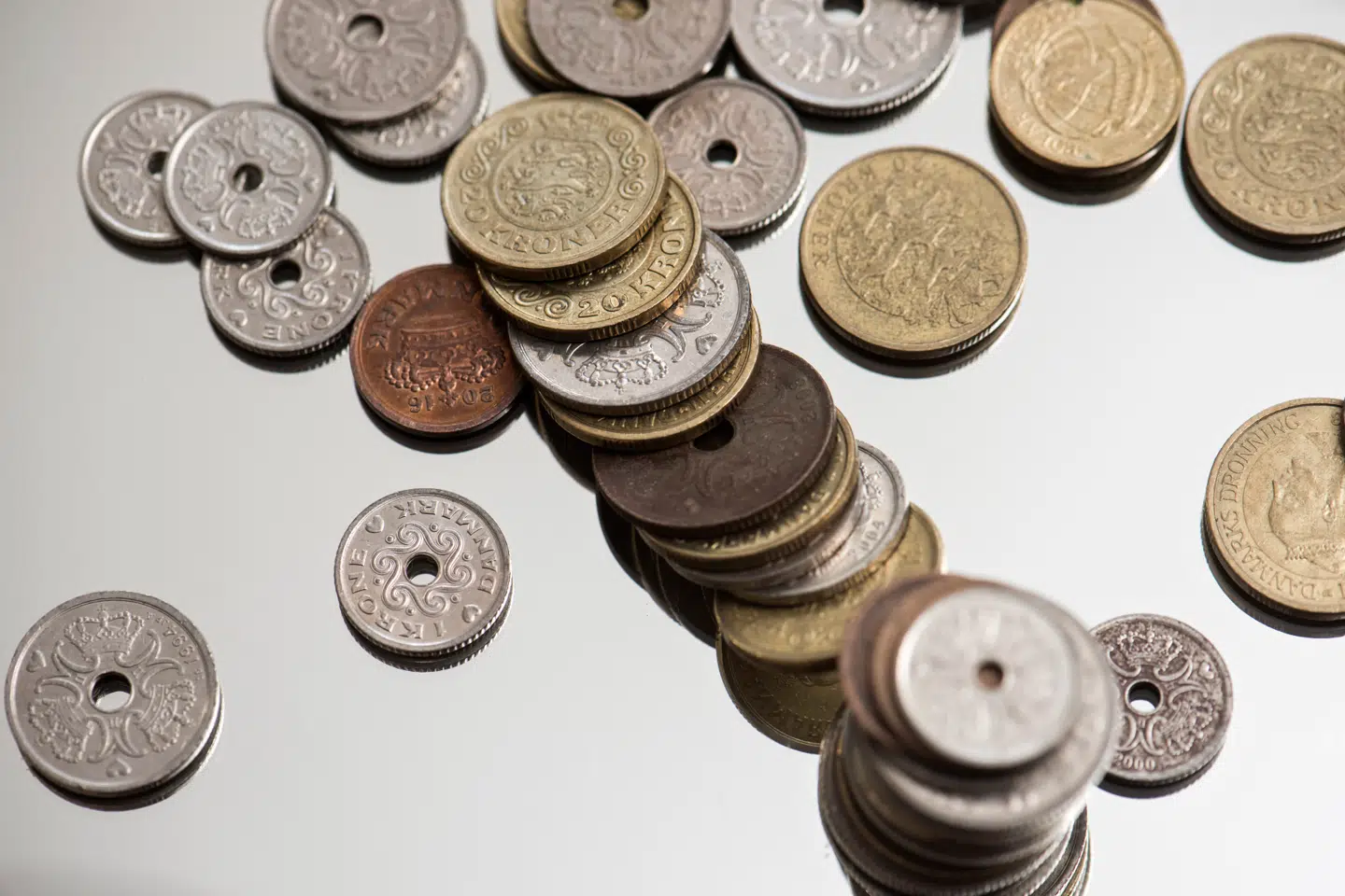 Penge, mønter og sedler, torsdag den 5. marts 2020.