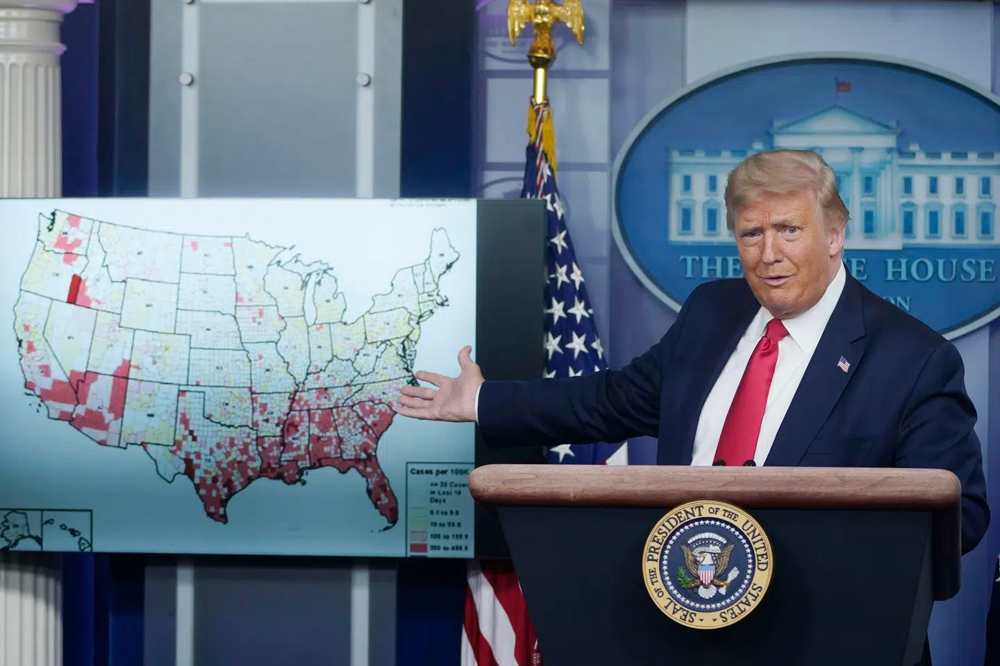 USAs præsident Donald Trump er godt bekendt med amerikansk geografi. Men er der alligevel noget, han har misforstået på geografifronten?