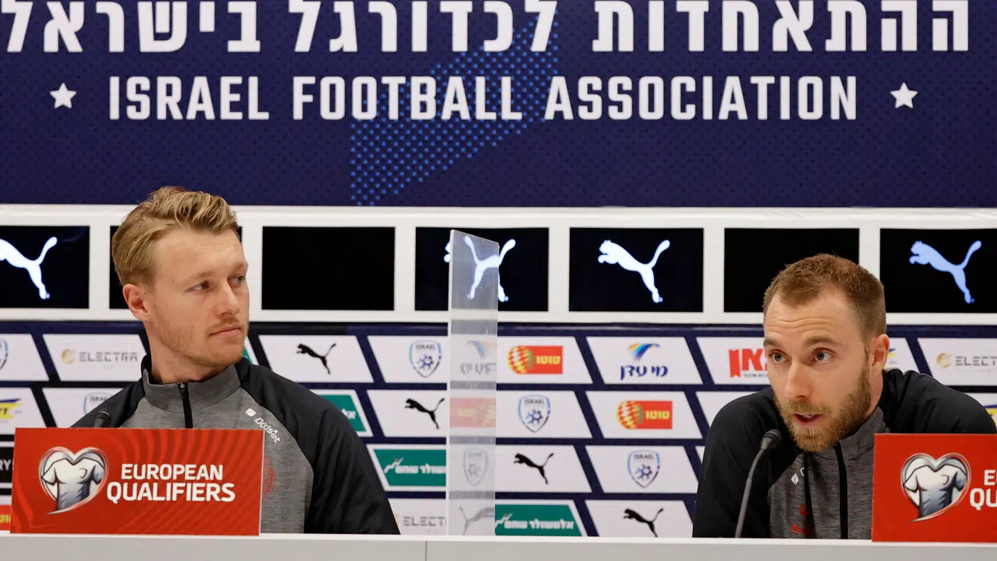 Simon Kjær og Christian Eriksen.