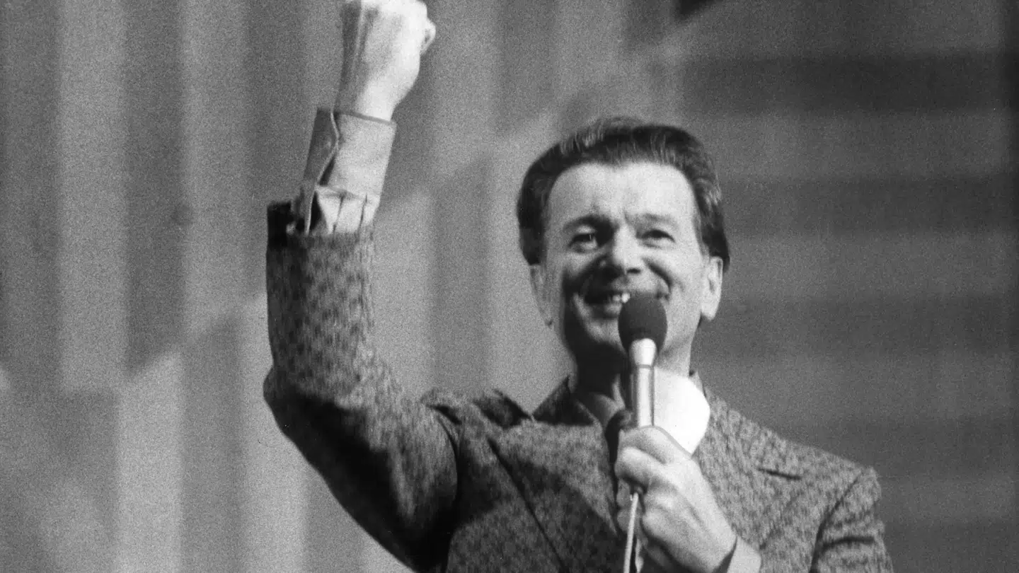 Otto Leisner, da han var vært på 'Den gyldne pil'.