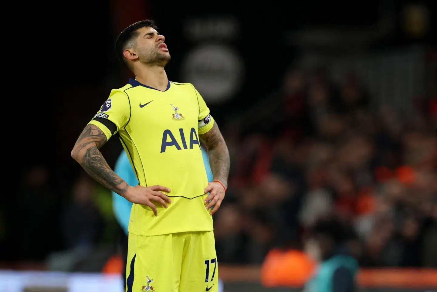 Tottenhams anfører, Cristian Romero, var skuffet efter kampen mod Bournemouth, hvor London-klubben leverede endnu et skuffende resultat.