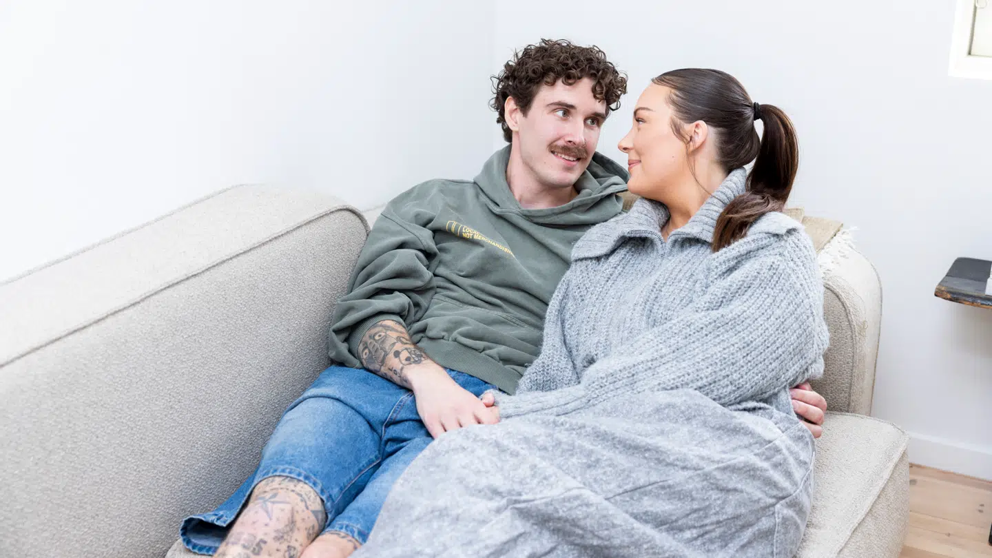 Cecilie Albæk og Glenn Vindfeldt mødte hinanden i et realityprogram.