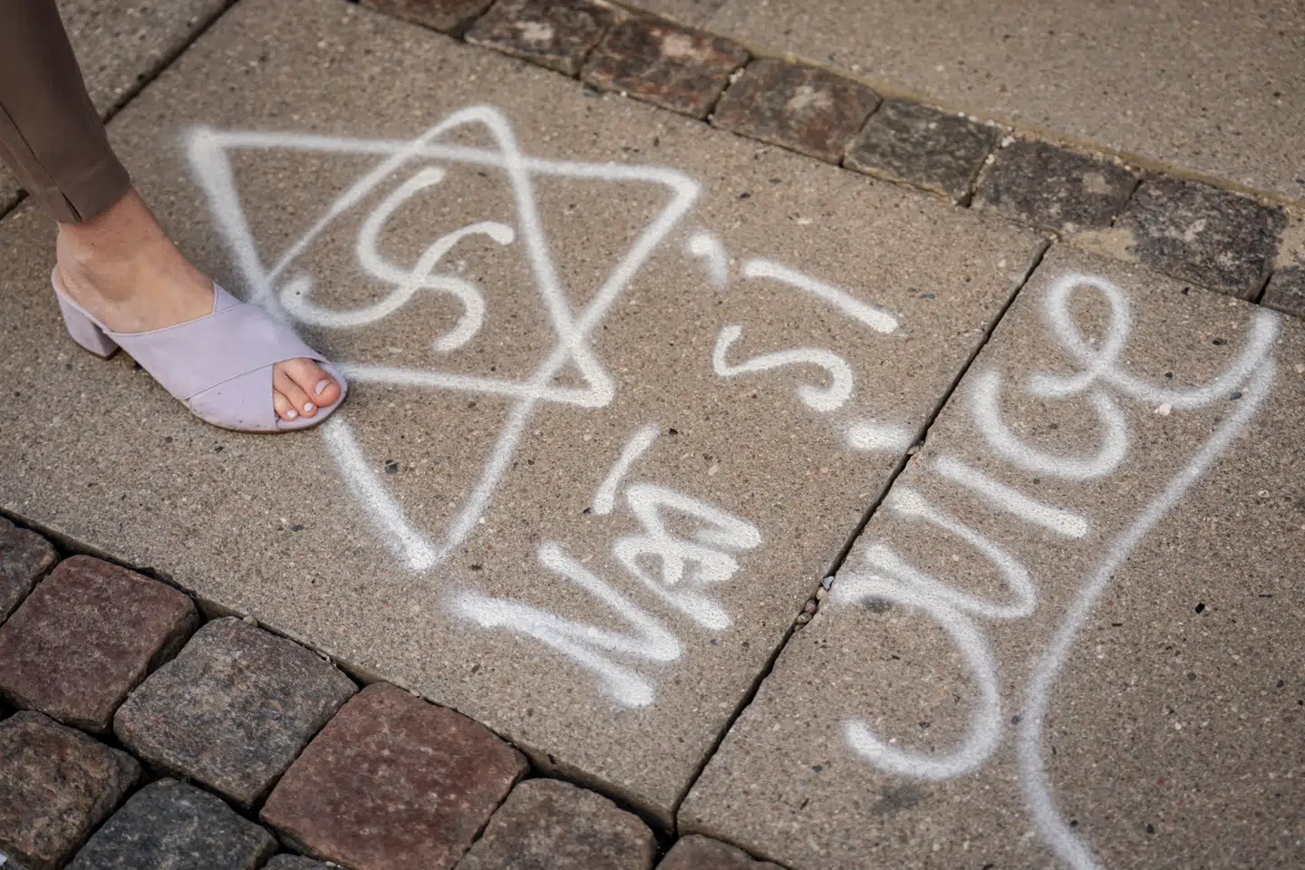Prisen for at deltage i debatten er blevet for høj. Had og intimidering skræmmer stemmer til tavshed, mener Zarah Kirketerp-Møller og Maren Skjerlie. På billedet ses nazi-relateret graffiti i København. Arkivfoto: Mads Claus Rasmussen/Ritzau Scanpix