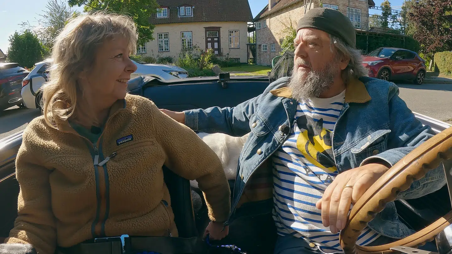 Anders Lund Madsen er første deltager i Puk Elgårds nye DR-program 'Mit testamente', hvor Anders Lund Madsen en måned efter sin bror, hjerneforskeren Peter Lund Madsens begravelse, skal få styr på sin egen begravelse og testamente. Foto: Laud People / DR