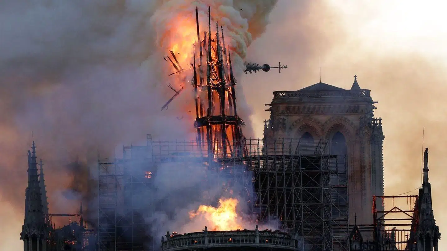 Notre Dame brød i brand den 15. april 2019.