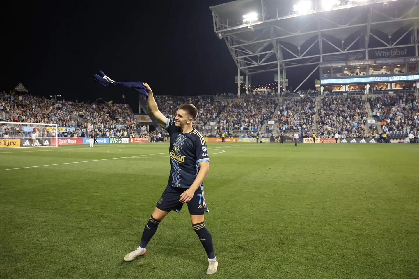 Mikael Uhre har spillet fire år i Philadelphia Union. Nu skal han slå sine folder på Heden. (Arkivfoto).