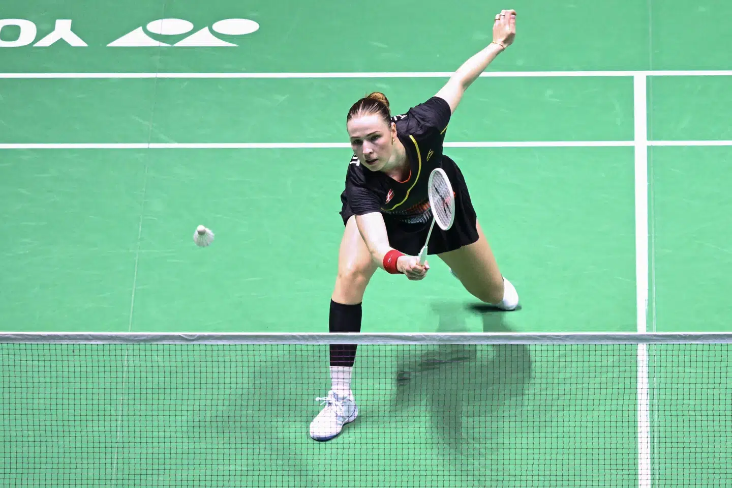 Line Kjærsfeldt var den eneste tilbageværende dansker i damesingle i Malaysia Open. Mia Blichfeldt røg ud i anden runde. (Arkivfoto).