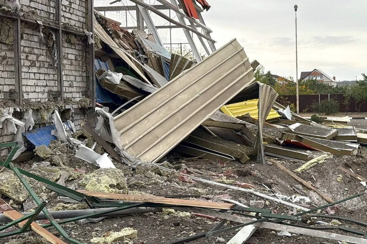 Ukraine angreb også Belgorod-regionen i oktober 2025 med synlige ødelæggelser som følge. (Arkivfoto).