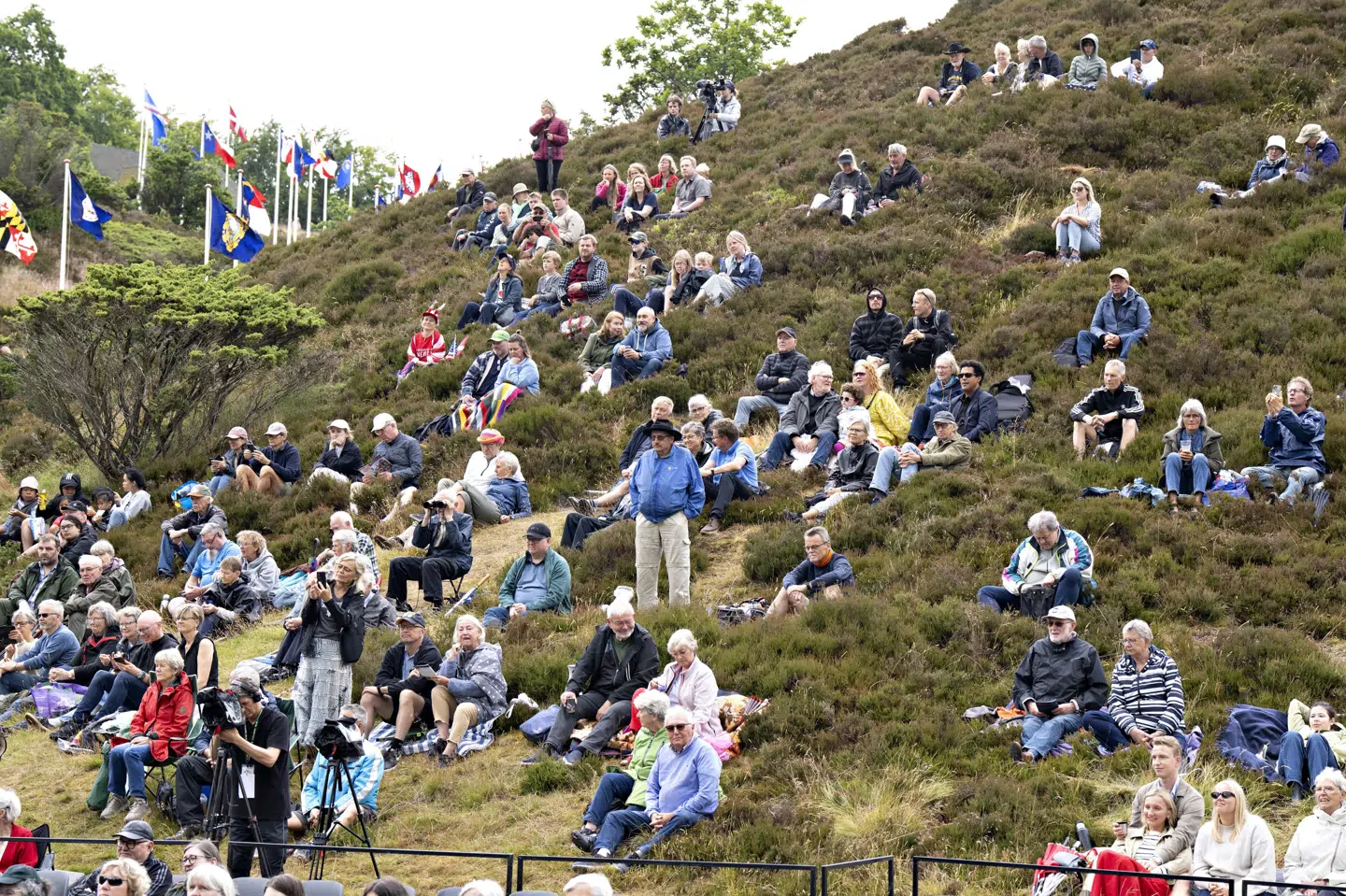 Rebildfesten er en tradition, som har fundet sted siden 1912, og den markerer den amerikanske uafhængighedsdag 4. juli. Her er det fra 2025-markeringen. (Arkivfoto).