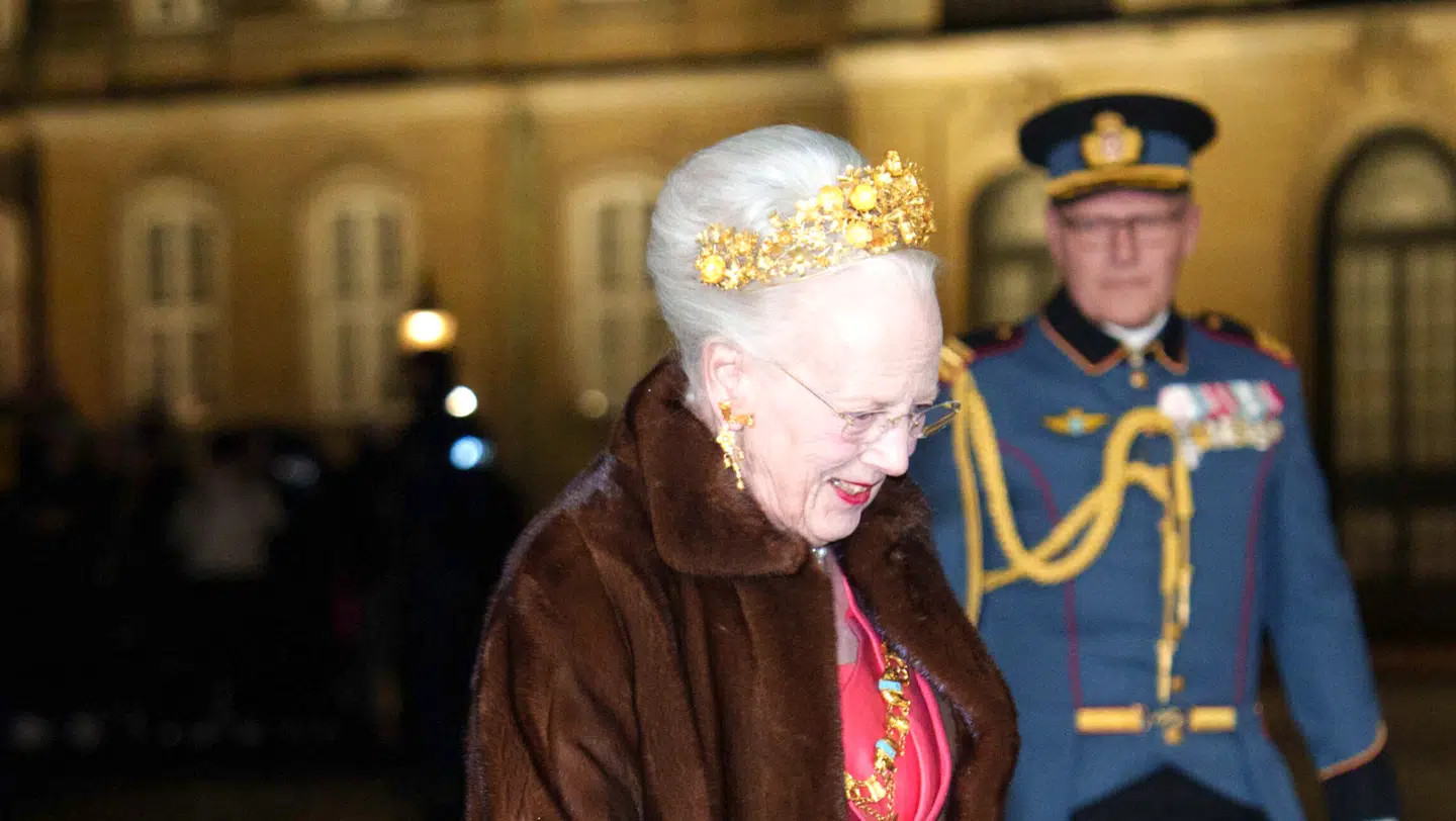 Dronning Margrethe iført 'Naasur'-diademet.