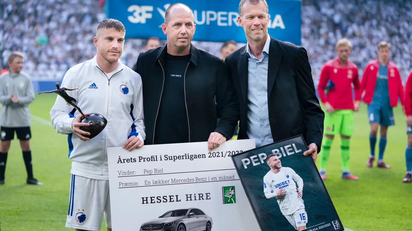 FCKs Pep Biel blev hædret i Danmark.