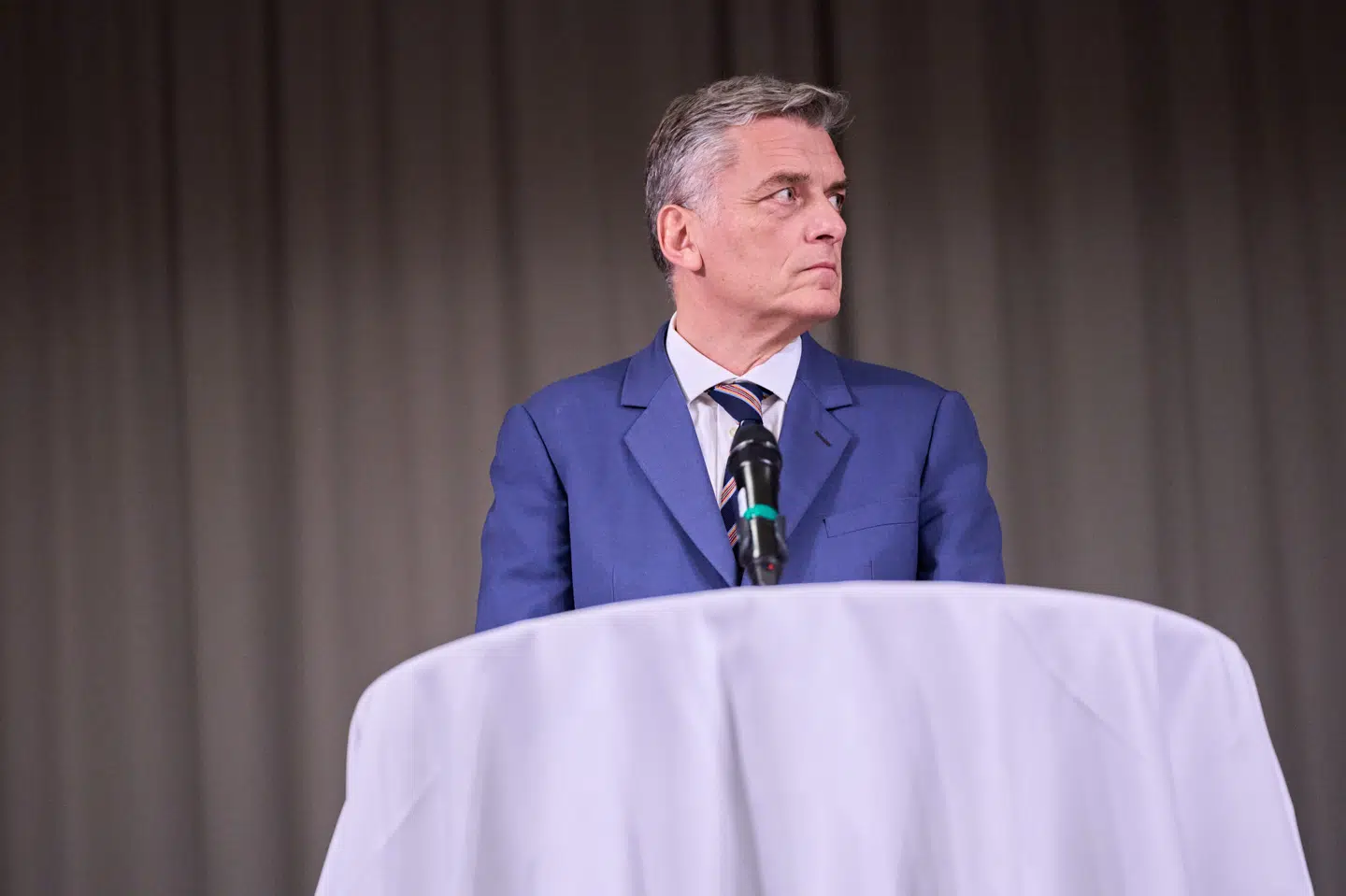 Jan E. Jørgensen (V) ser med skepsis på Moderaternes fremfærd i moms-forhandlinger. (Arkivfoto).