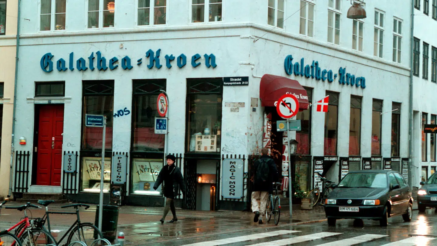 Galathea Kroen genopnår i Indre By.