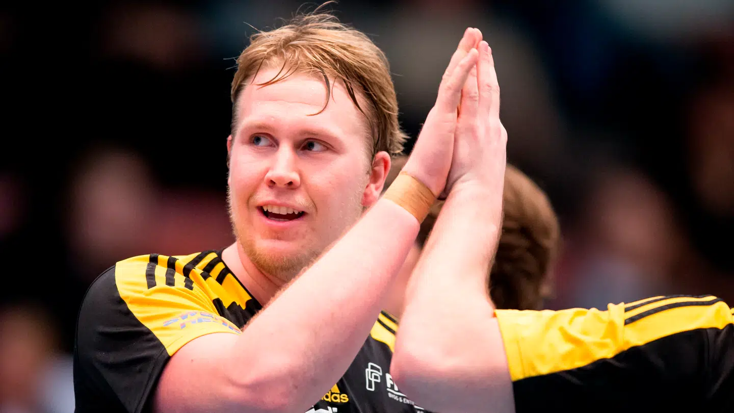 Viktor Rhodin i kamp. Biledet her er fra december 2017.