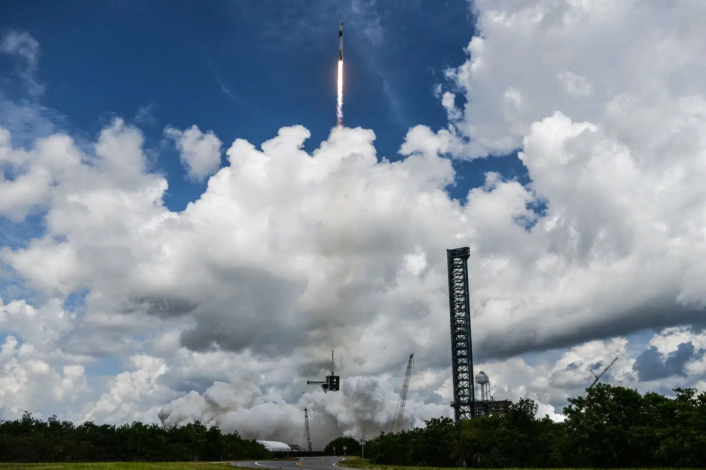I Florida kunne Crew-11 ses lette fra Nasas Kennedy Space Center i Florida. Det var meningen, at de fire astronauter først skulle være vendt tilbage omkring maj, men nu regner man i stedet med at få dem retur torsdag. (Arkivfoto).