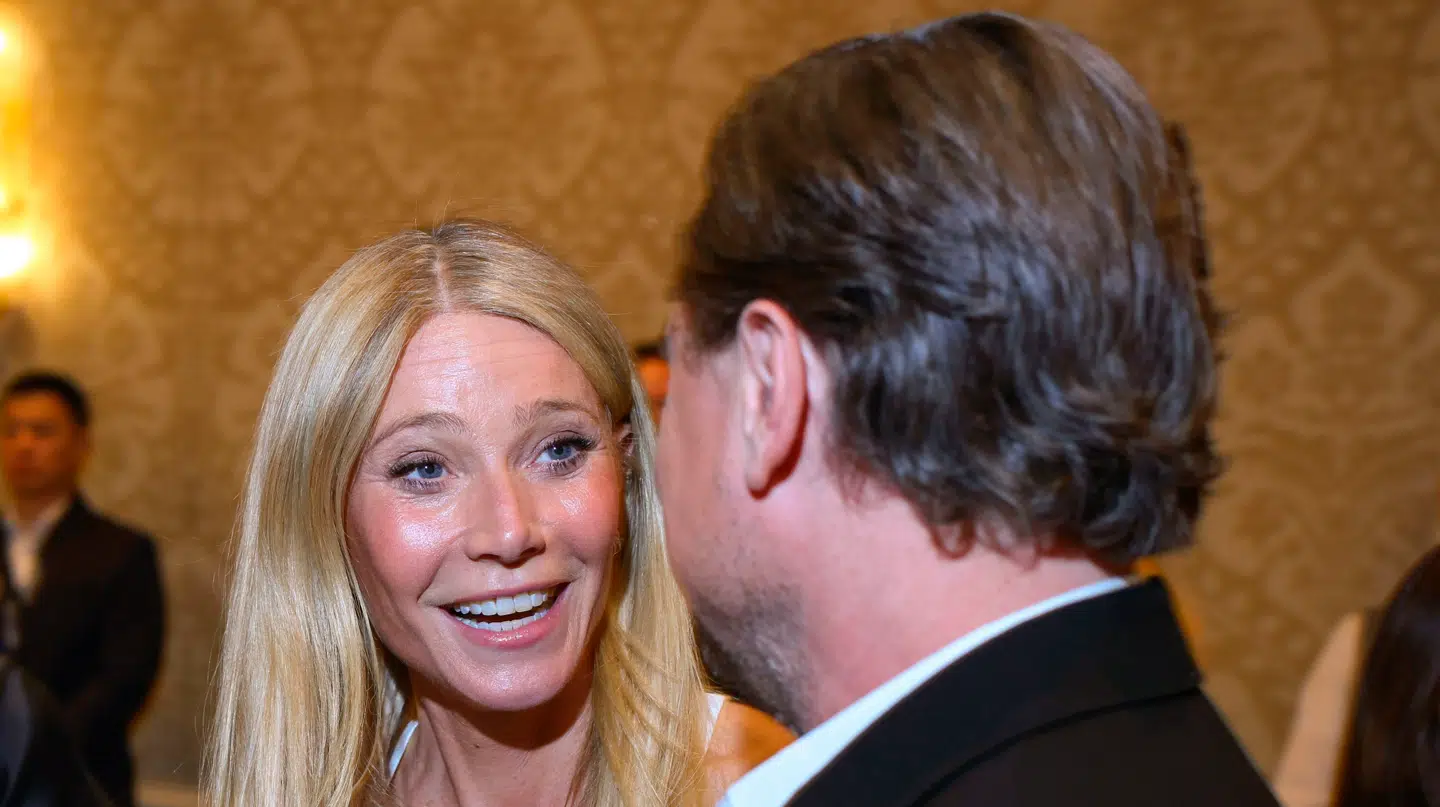 Gwyneth Paltrow og Leonardo DiCaprio ved AFI Awards fredag.