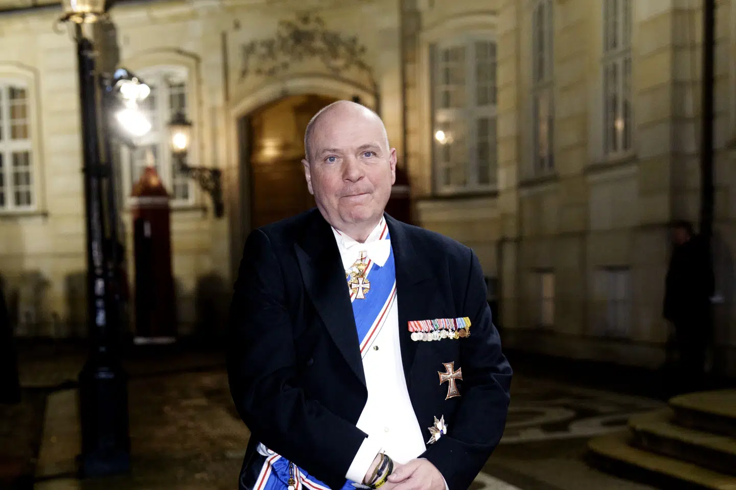 Folketingets formand, Søren Gade (V), ville ikke have mærkesagen "Anerkend Palæstina som selvstændig stat" med ved skolevalget, da det var for stor en diskussion at tage, og samtaleemnet kunne skabe debat i klasserne. På billedet står han foran Amalienborg Slot 1. januar. (Arkivfoto).