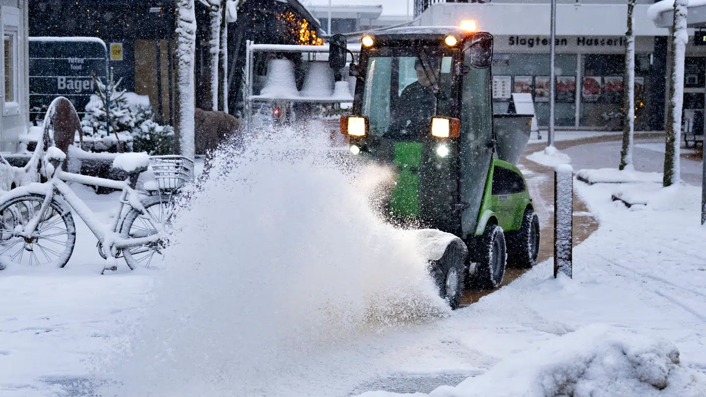 Sneen kommer igen mandag.