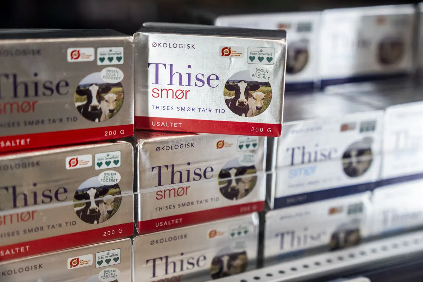 I december faldt prisen på smør 19 procent. Også generelt er prisen på fødevarer faldet fra november til december. (Arkivfoto).