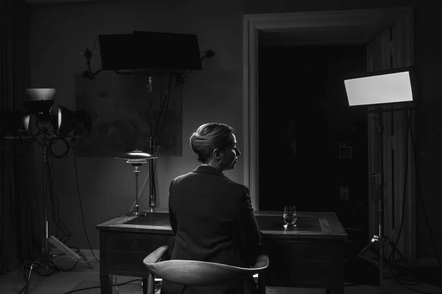 Vælgerne vender fortsat i stor stil ryggen til SVM-regeringen, og årets første meningsmåling fra Voxmeter er ingen undtagelse. Her ses statsminister Mette Frederiksen (S) ved sin nytårstale 1. januar. (Arkivfoto).