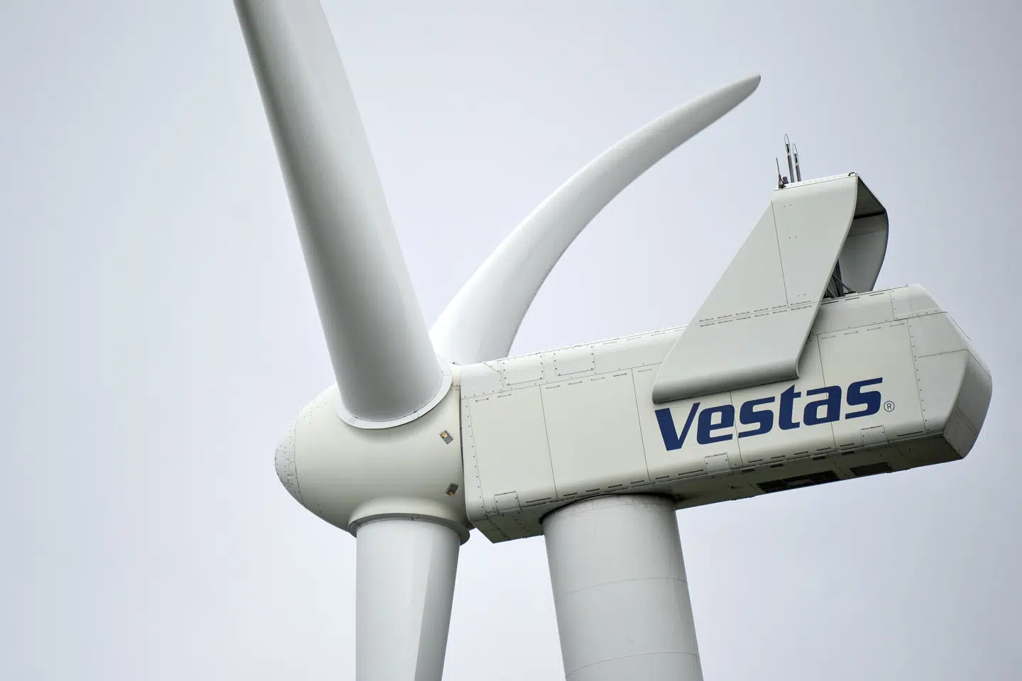 Vestas-fabrikken i Ringkøbing laver naceller til vindmøller. En nacelle er det aflange hus på toppen af vindmøllen. (Arkivfoto).