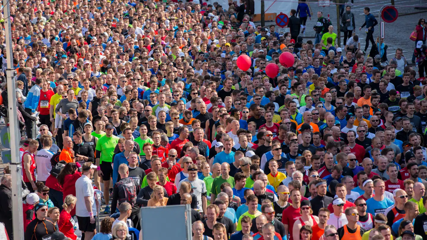 Arkivfoto: Det ene af to halvmarathon i Odense er blevet aflyst. Billedet er fra VM i halvmarathon i København fra 2015.