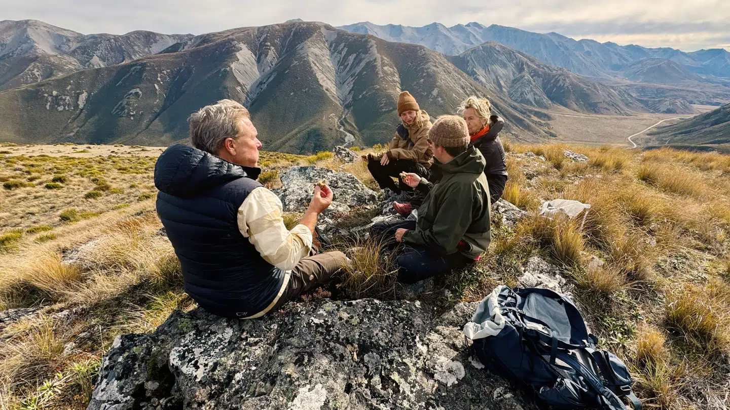 Beha-familien på tur.