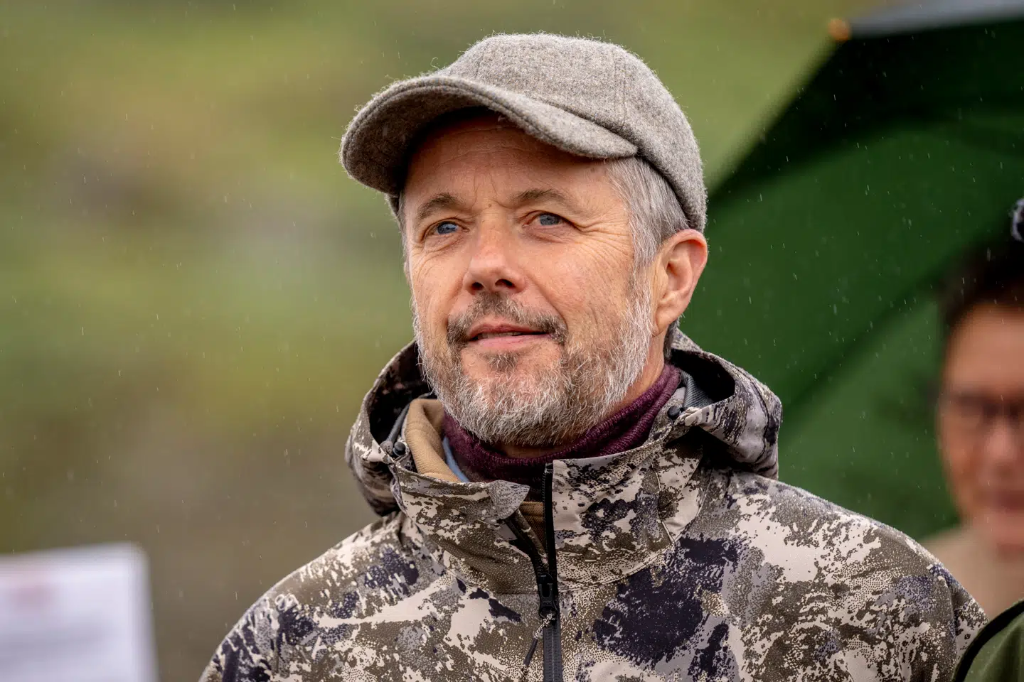 Kong Frederik under Kongefamiliens besøg i Grønland i sommeren 2024.