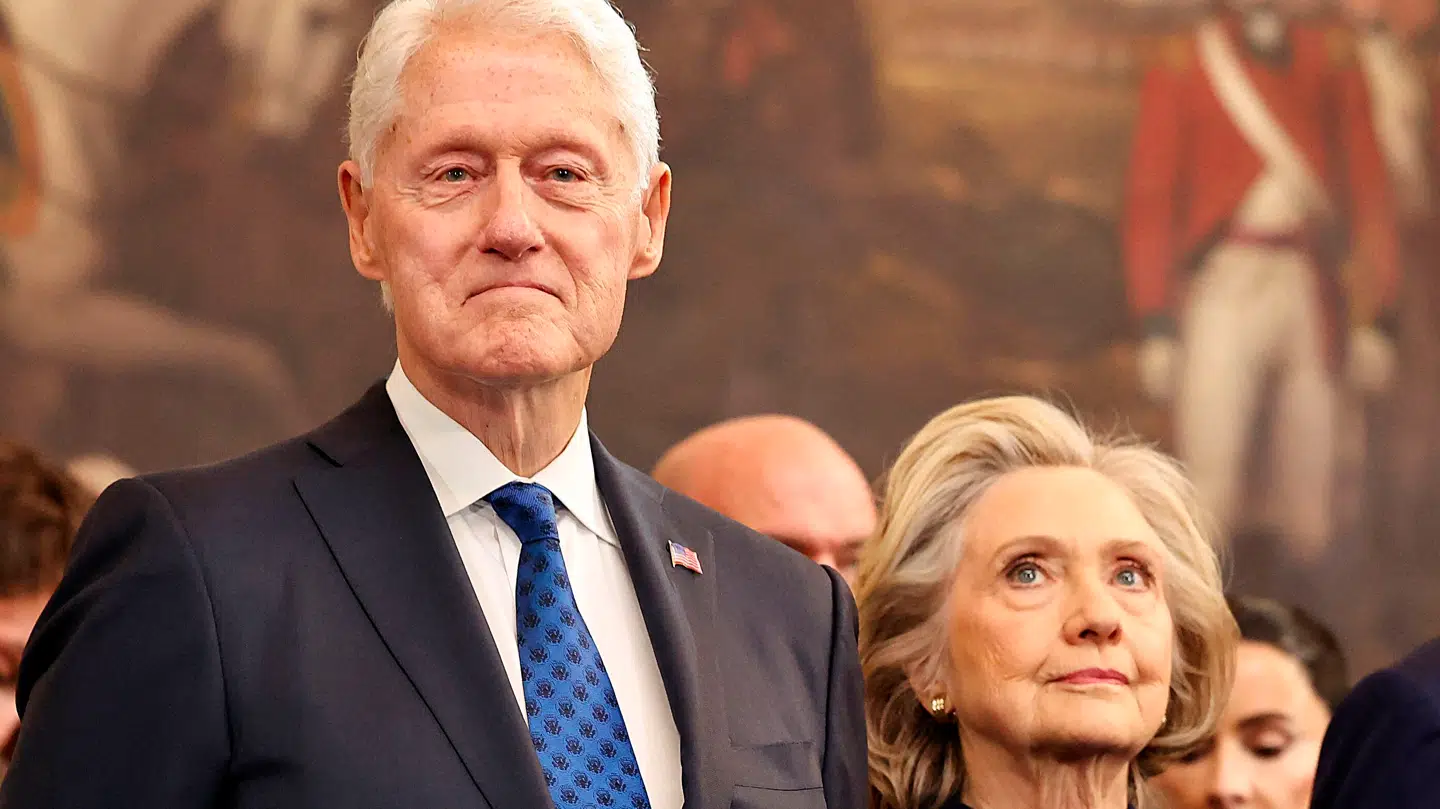 Bill og Hillary Clinton.