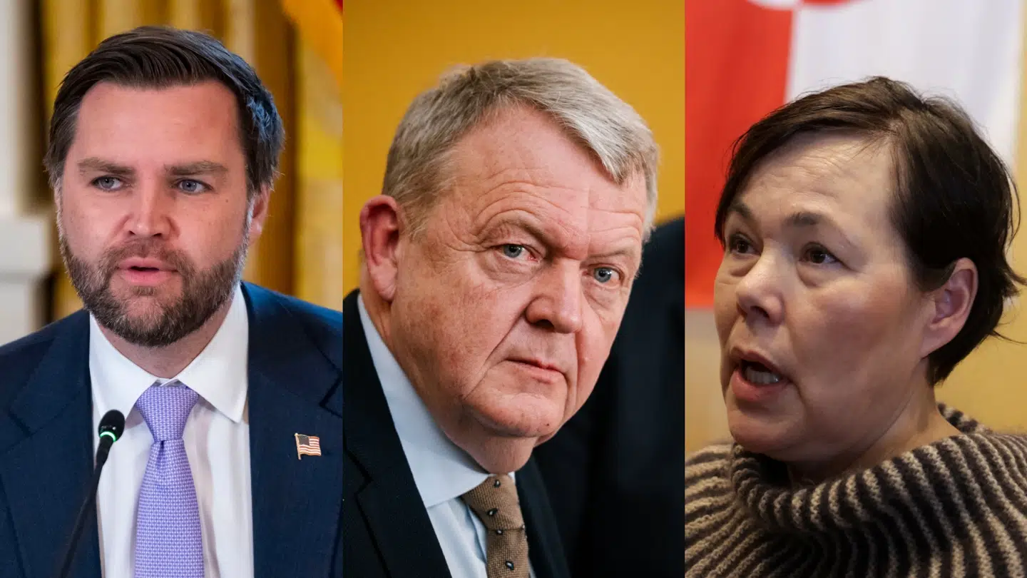 Onsdag mødes J.D. Vance, Lars Løkke Rasmussen og Vivian Motzfeldt.