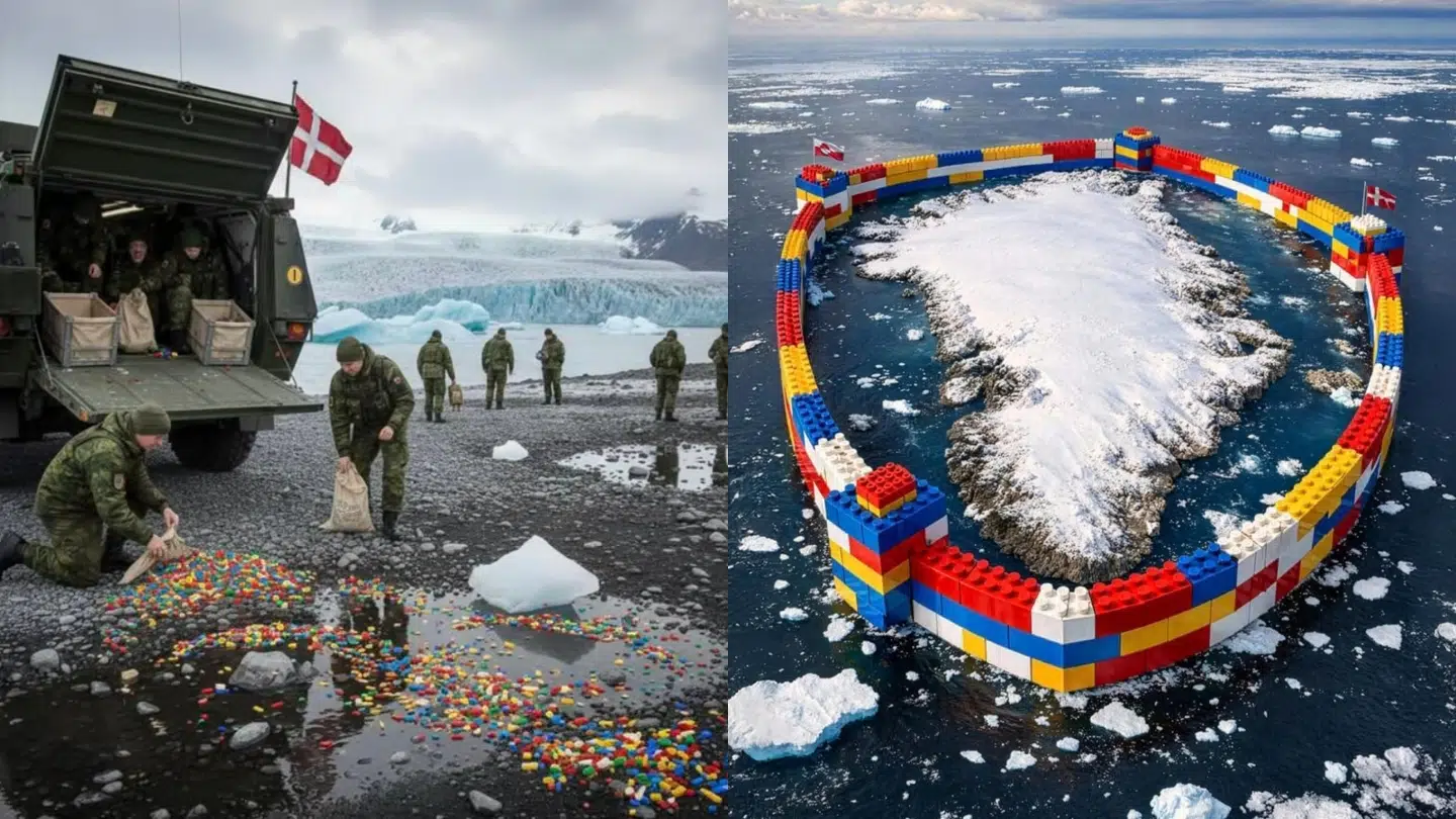 Flere memes florerer lige nu i forbindelse med debatten om Grønland.